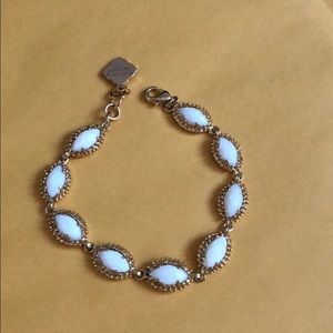 Kendra Scott white and gold bracelet